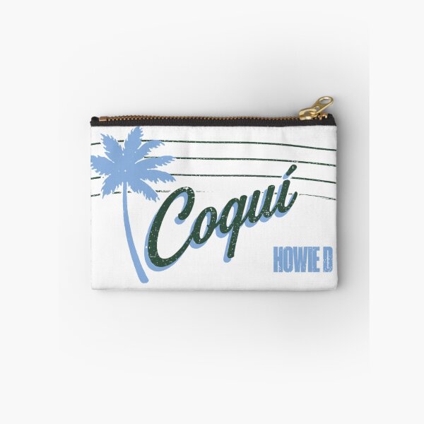 Item preview, Coqui Howie D Retro Blue Palm Tree Tropical Sunset Graphic T-Shirt designed and sold by WumbleDoor.