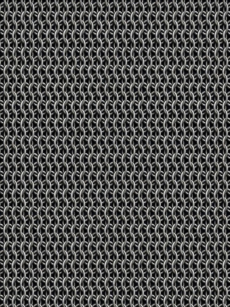 Thumbnail 4 of 4, iPhone Case, Chainmail Pattern Texture designed and sold by Molten-Core.