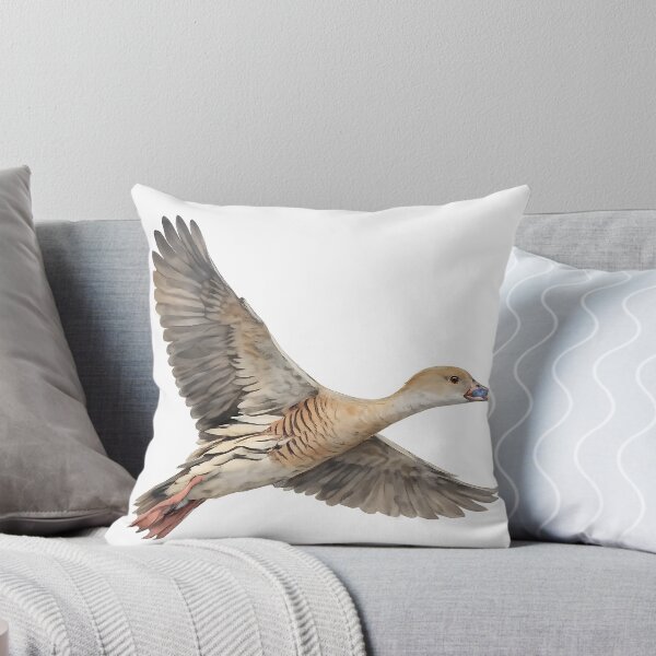 Item preview, Plumed Whistling-Duck in Flight - Watercolour designed and sold by Jaruart.