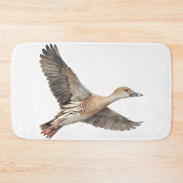Item preview, Plumed Whistling-Duck in Flight - Watercolour designed and sold by Jaruart.