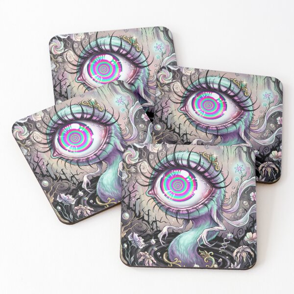 Item preview, One Eyed Cute Monster – Creepy Cute Fantasy Eye Creature designed and sold by QQQueen.