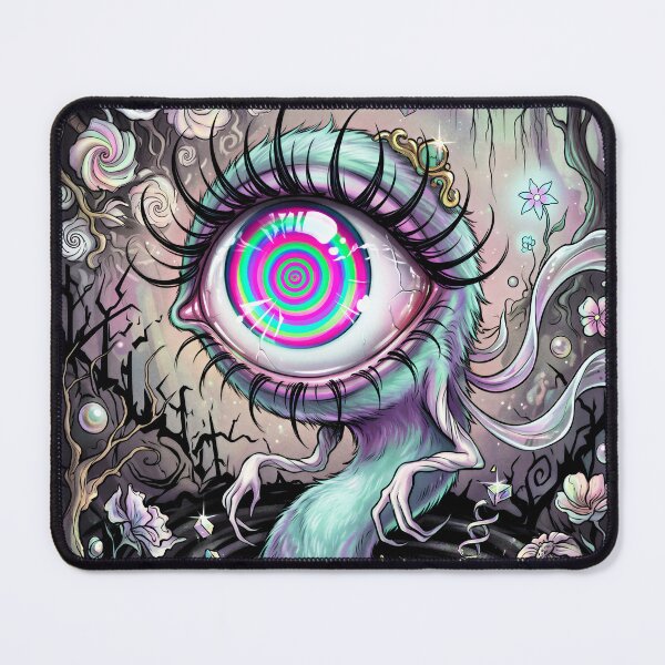 Item preview, One Eyed Cute Monster – Creepy Cute Fantasy Eye Creature designed and sold by QQQueen.