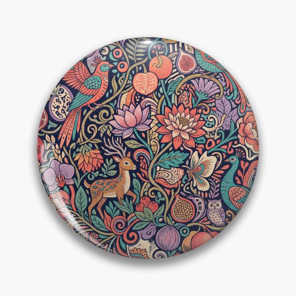 Item preview,  Botanical Wildlife Ecosystem Pattern designed and sold by ASTRAL ART LAB.