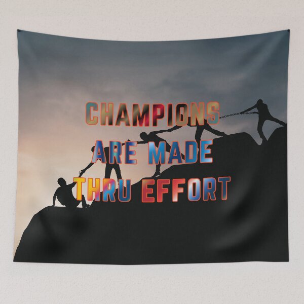 Item preview, Champions are Made Thru Effort #6 designed and sold by Holy JM Designs.