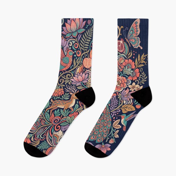 Item preview,  Botanical Wildlife Ecosystem Pattern designed and sold by ASTRAL ART LAB.