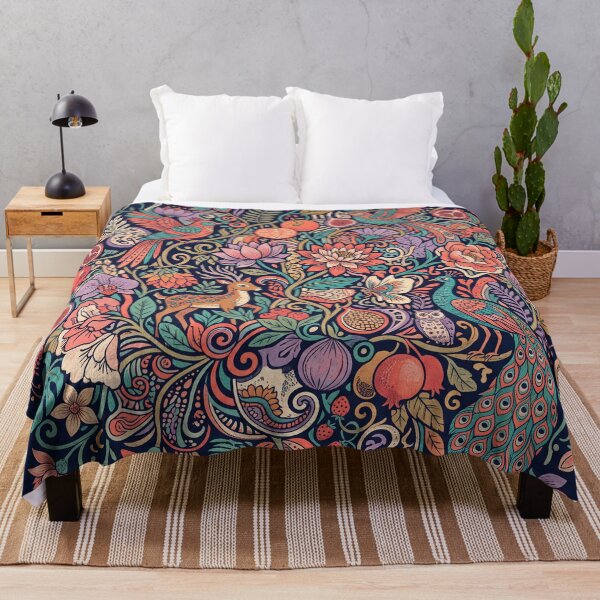 Item preview, Botanical Wildlife Ecosystem Pattern designed and sold by ASTRAL ART LAB.