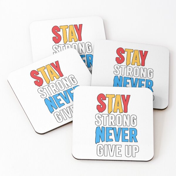 Item preview, Stay Strong Never Give Up | Diseño Motivacional Gym designed and sold by AstronautMerch.