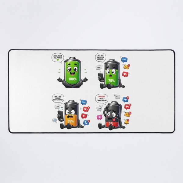 Item preview, Social Battery Sticker | Funny Introvert Energy Design designed and sold by Stylestickers55.