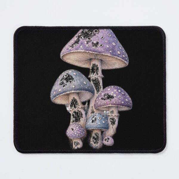 Item preview, Mystic Purple Mushroom Cluster designed and sold by kayodeDesign.