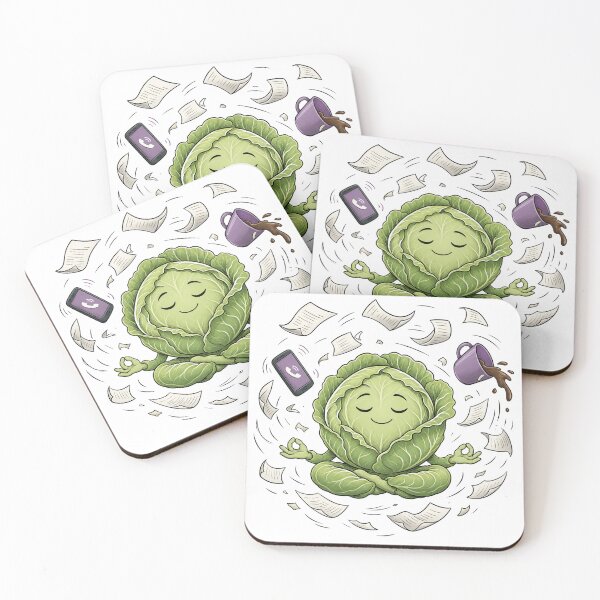 Item preview, Calm Cabbage Office Chaos designed and sold by GoverArt.