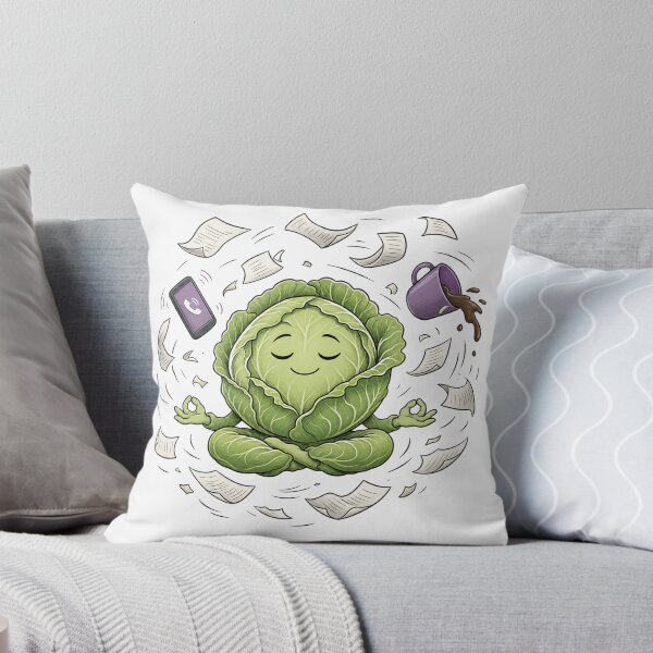 Item preview, Calm Cabbage Office Chaos designed and sold by GoverArt.