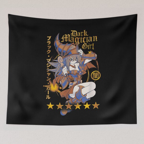 Item preview, Yu-Gi-Oh Dark Magician Girl Anime Gold Stars Japanese Graphic T-Shirt designed and sold by WumbleDoor.