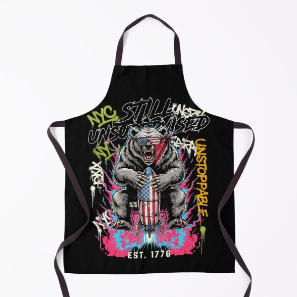 Item preview, Still Unsupervised NYC Unstoppable Bear Rocket Tee v3 designed and sold by DarylWelsh2024.