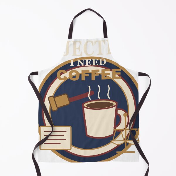 Item preview, Objection, I Need Coffee – Funny Law School Design designed and sold by FlamoArt.
