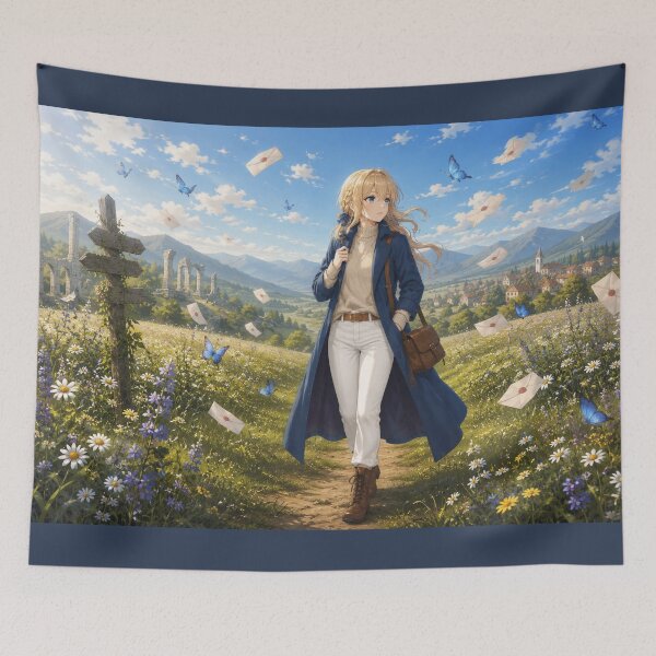 Item preview, Modern Violet Evergarden Casual Style Aesthetic Anime Art designed and sold by HaruVibe-Studio.