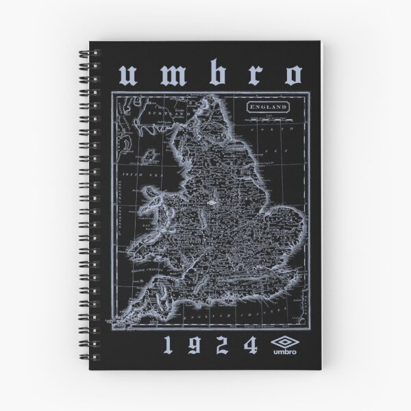Item preview, Umbro England Map 1924 Gothic Font Vintage Athletic Sport T-Shirt designed and sold by WumbleDoor.