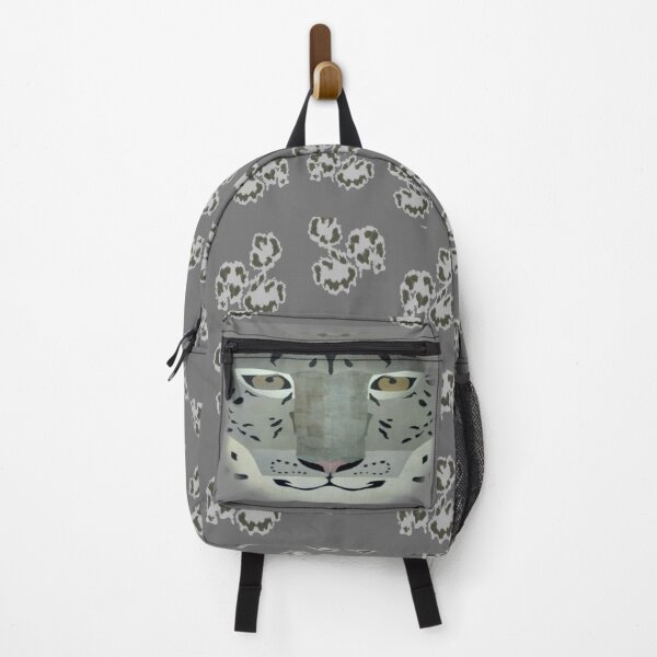 Item preview, Snow leopard collage and airbrush effect face designed and sold by glowvim.