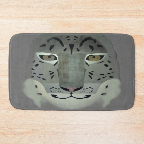 Item preview, Snow leopard collage and airbrush effect face designed and sold by glowvim.