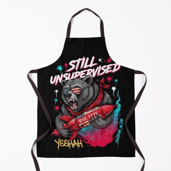Item preview, Still Unsupervised NYC Unstoppable Bear Rocket Tee v4 designed and sold by DarylWelsh2024.