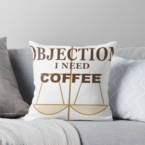 Item preview, Objection, I Need Coffee – Funny Law School Design designed and sold by FlamoArt.