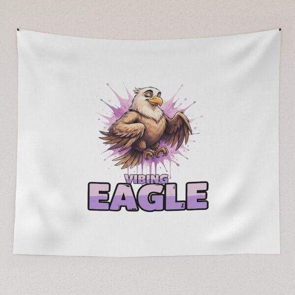 Item preview, Groovy Feathered Character Stylized Graphic designed and sold by ColeLaniTrading.