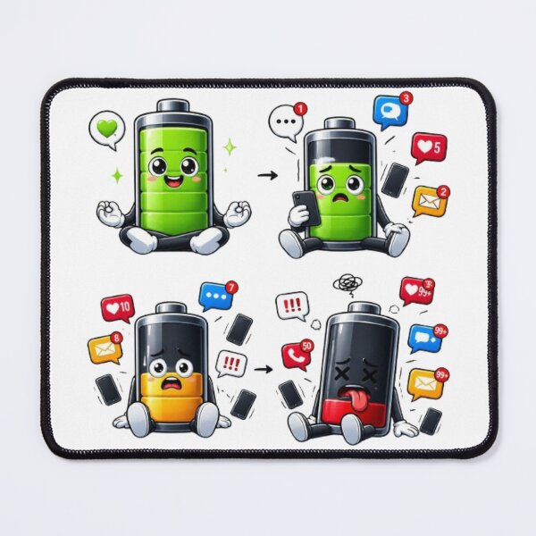 Item preview, Low Social Battery | Funny Introvert Mood Sticker designed and sold by Stylestickers55.