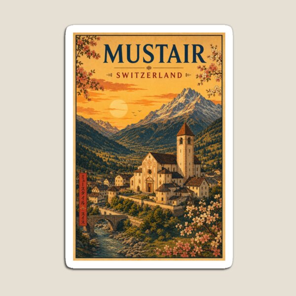 Item preview, Mustair Alpine Heritage Poster designed and sold by TravelScape Studio.
