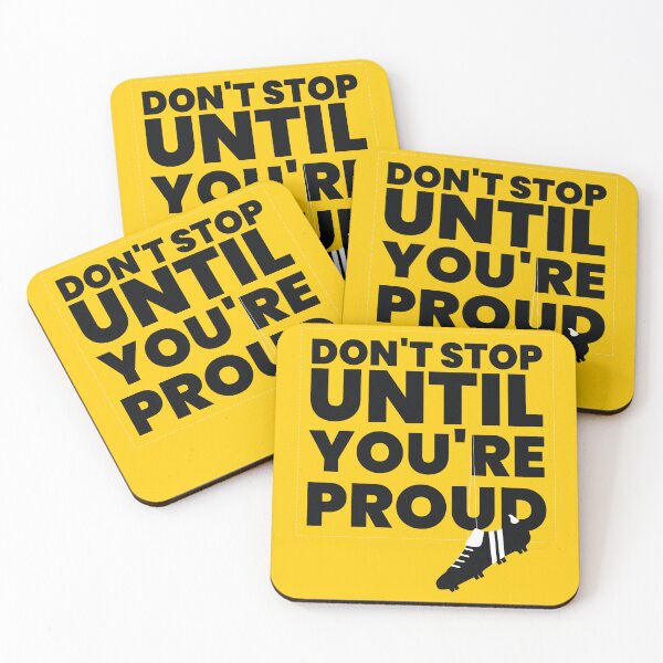 Item preview, Don't Stop Until You Proud designed and sold by hm-printable.