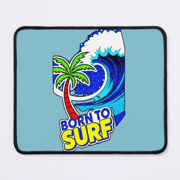 Item preview, Born To Surf | Palm Tree Design Waves Beach Surfer designed and sold by AstronautMerch.