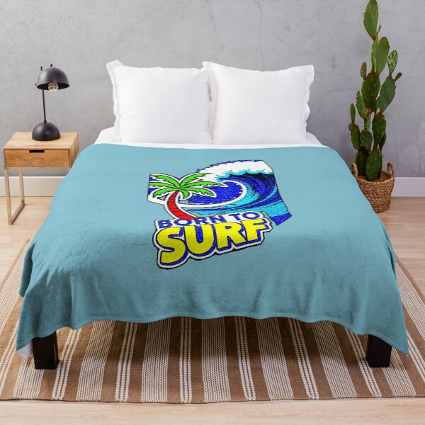 Item preview, Born To Surf | Palm Tree Design Waves Beach Surfer designed and sold by AstronautMerch.