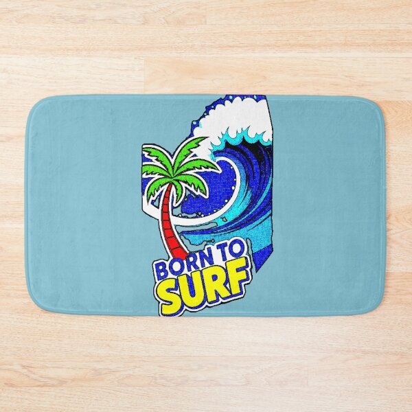 Item preview, Born To Surf | Palm Tree Design Waves Beach Surfer designed and sold by AstronautMerch.