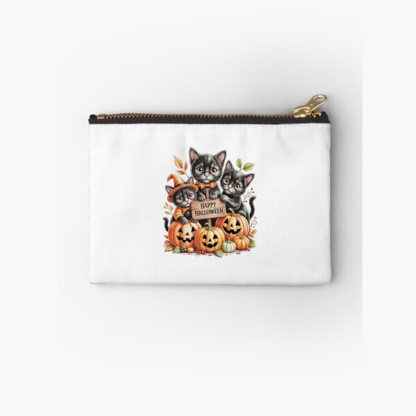 Item preview, Halloween Kittens with Pumpkins designed and sold by jkrphoto.