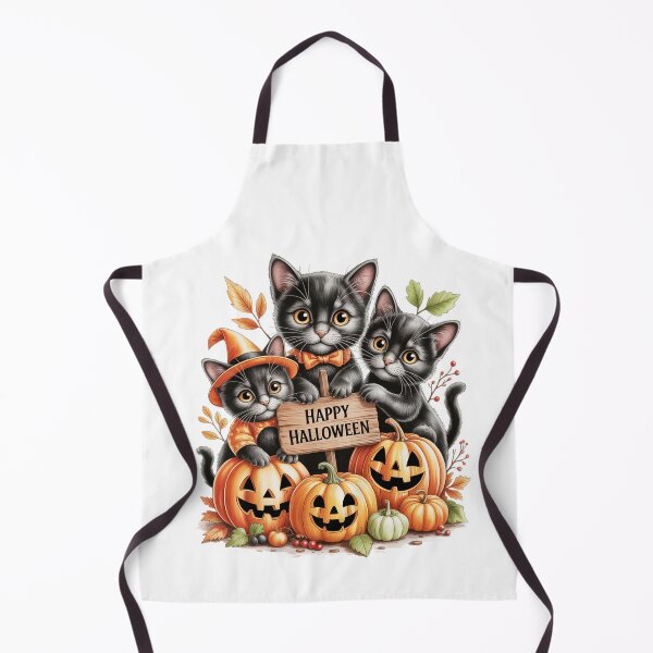 Item preview, Halloween Kittens with Pumpkins designed and sold by jkrphoto.