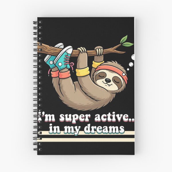 Item preview, Active Sloth - In My Dreams designed and sold by ElvisVintagePosters.
