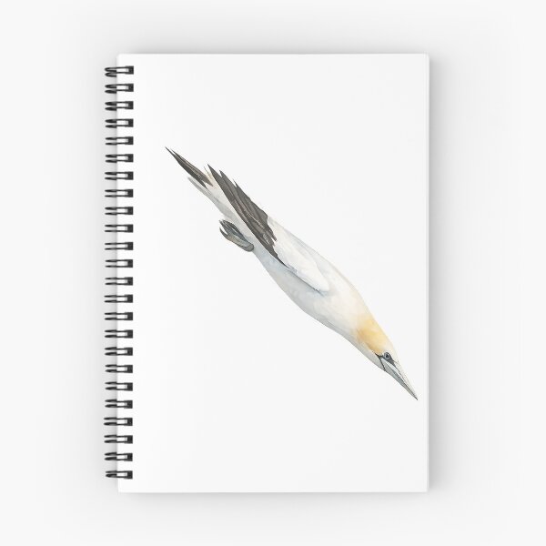 Item preview, Diving Gannet - Watercolour designed and sold by Jaruart.