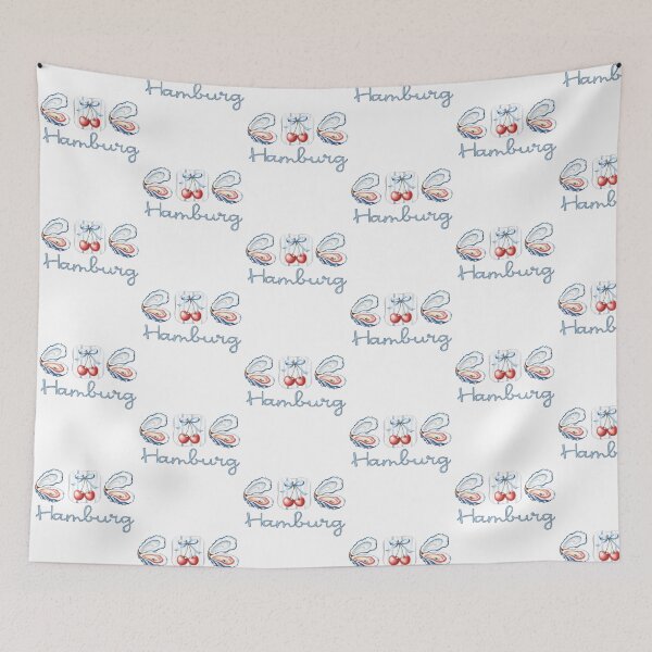 Item preview, Hamburg Oysters and Cherries Watercolor designed and sold by Ginetta0815.