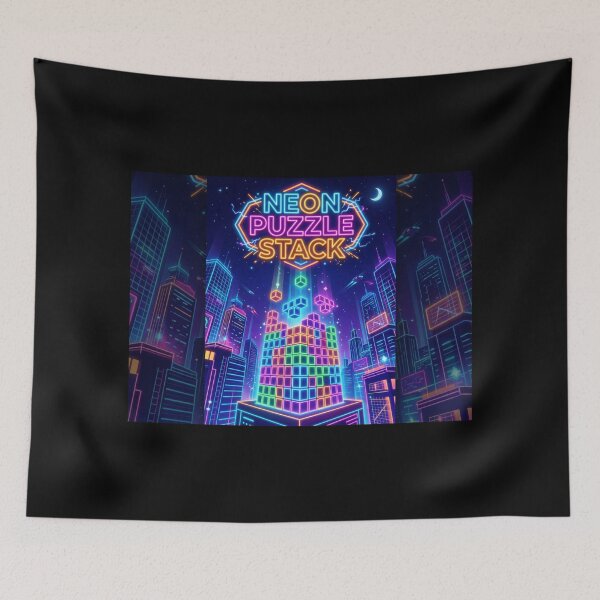 Item preview, Arcade 51: Neon Puzzle Stack designed and sold by Arcade51az.