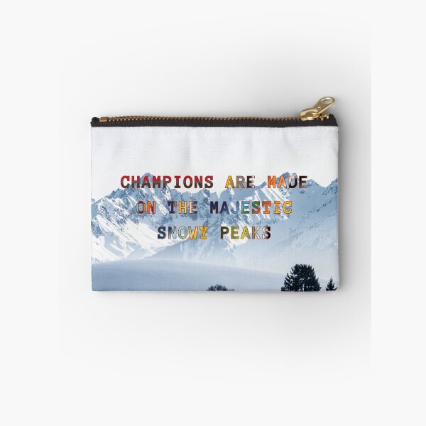 Item preview, Champions are Made on the Majestic Snowy Peaks #1 designed and sold by Holy JM Designs.