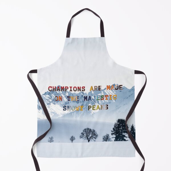 Item preview, Champions are Made on the Majestic Snowy Peaks #1 designed and sold by Holy JM Designs.