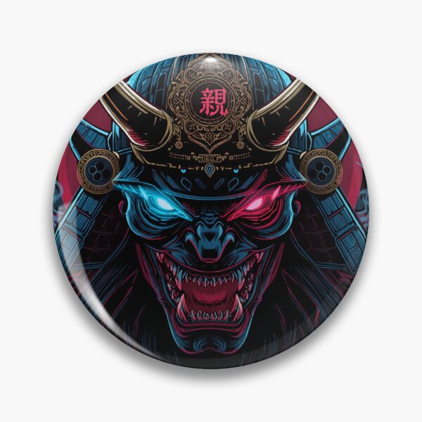 Item preview, ArtNeonDemonSamuraiHelmet designed and sold by Artrendzs.