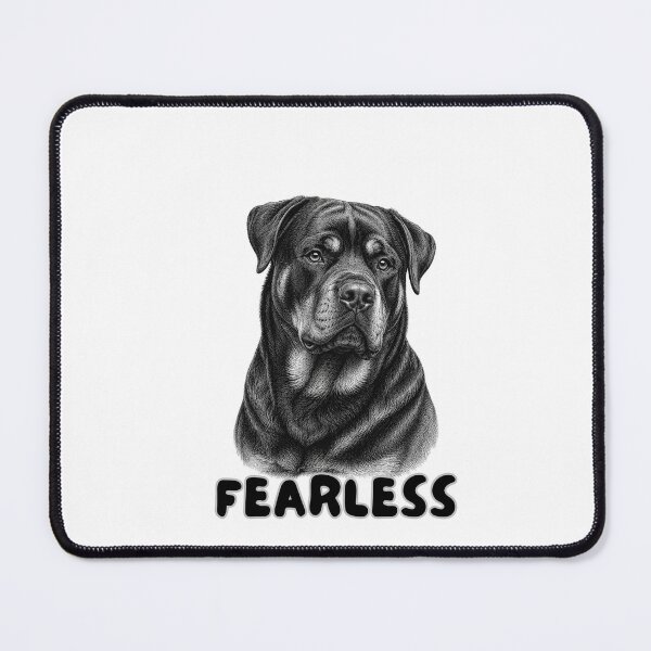 Item preview, Fearless Rottweiler Shirt | Vintage Engraved Rottweiler Portrait Graphic Tee designed and sold by AdicretorDesign.