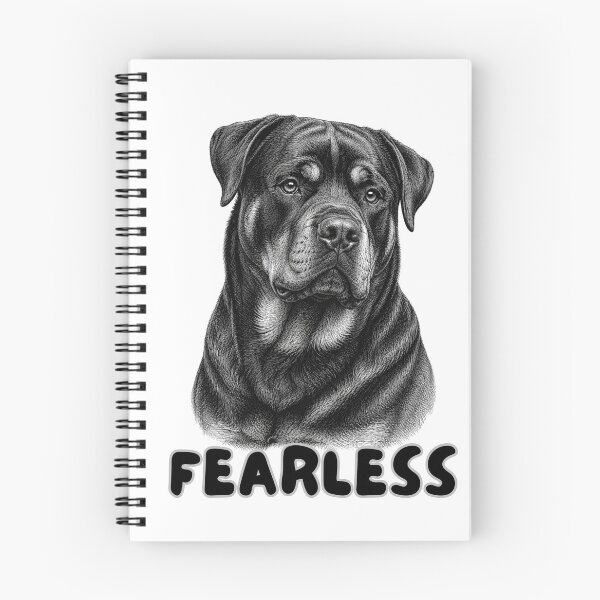 Item preview, Fearless Rottweiler Shirt | Vintage Engraved Rottweiler Portrait Graphic Tee designed and sold by AdicretorDesign.