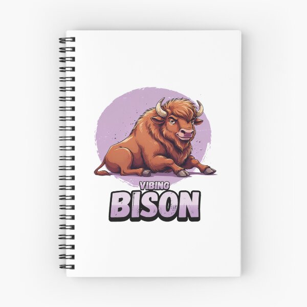 Item preview, Relaxed Horned Bovine Cartoon Graphic designed and sold by ColeLaniTrading.