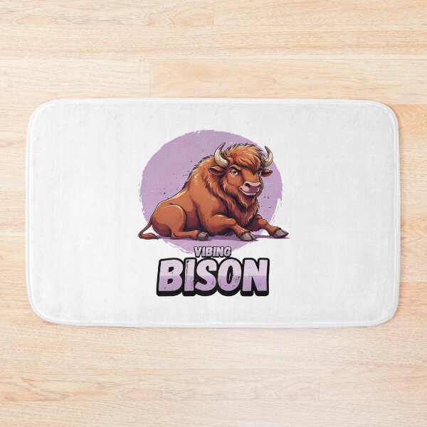 Item preview, Relaxed Horned Bovine Cartoon Graphic designed and sold by ColeLaniTrading.