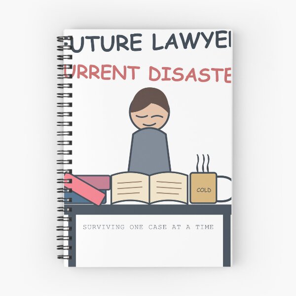 Item preview, Future Lawyer, Current Disaster – Funny Law School Design designed and sold by FlamoArt.