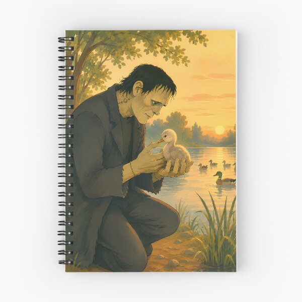 Item preview, Frankenstein and the Ugly Duckling | Heartwarming Gothic Fairy Tale | Vintage 1950s Storybook Illustration designed and sold by Extravanganzza.