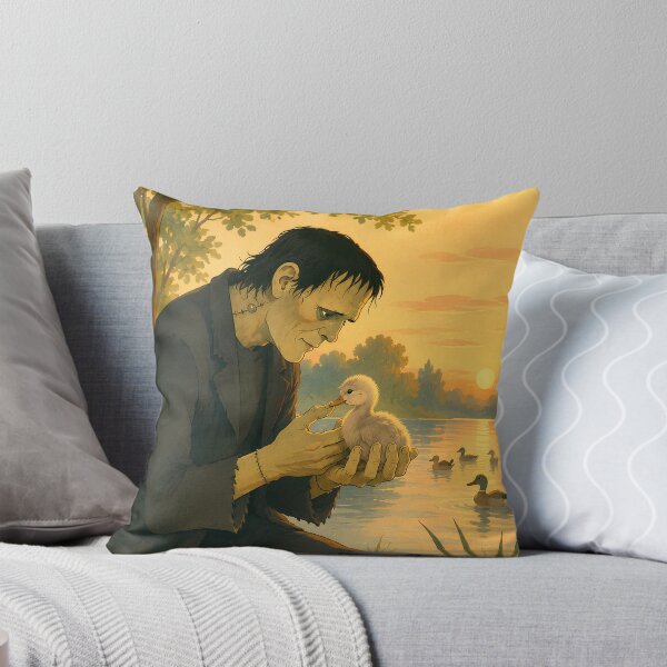 Item preview, Frankenstein and the Ugly Duckling | Heartwarming Gothic Fairy Tale | Vintage 1950s Storybook Illustration designed and sold by Extravanganzza.