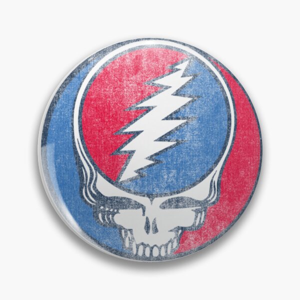 Item preview, Grateful Dead Steal Your Face Retro Lightning Skull Circle T-Shirt designed and sold by VexlyPlonk.
