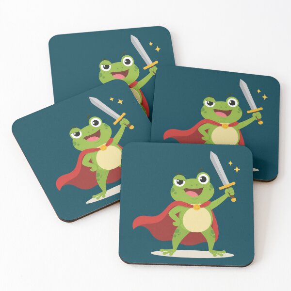 Item preview, Sir Hops-a-Lot – Tiny Frog, Epic Quest designed and sold by Creative Owlet.