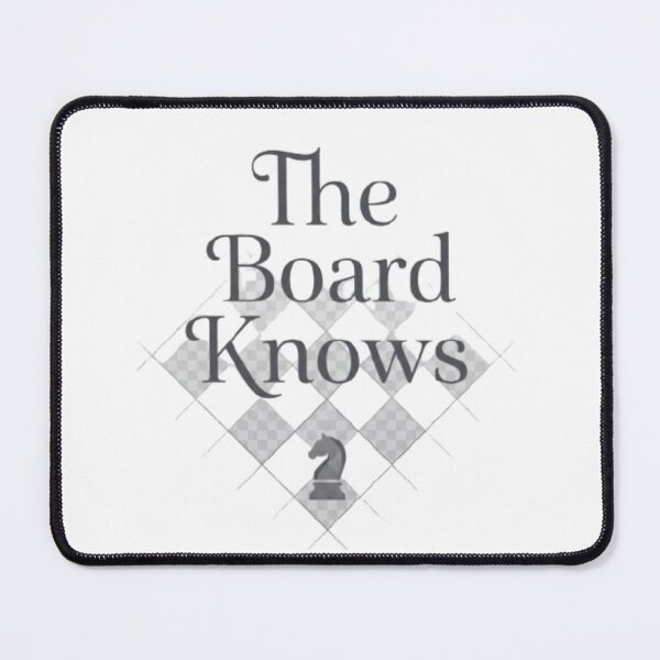 Item preview, The Board Knows Chess Design | Funny Chess Lover Quote | Strategic Chess Player Gift | Minimalist Chess T-Shirt designed and sold by KnightVibe.